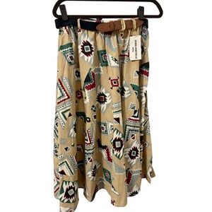Vintage Western Skirt Binder‎ Sportswear Boston Size 16 Festival NWT